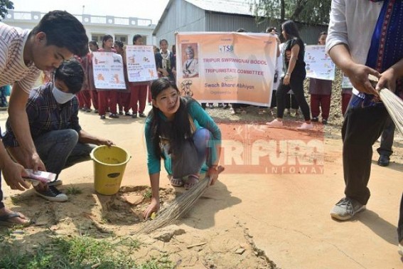 Young blood leads 'Swachh Bharat Abhiyan' in Tripura Young blood leads 'Swachh Bharat Abhiyan' in Tripura