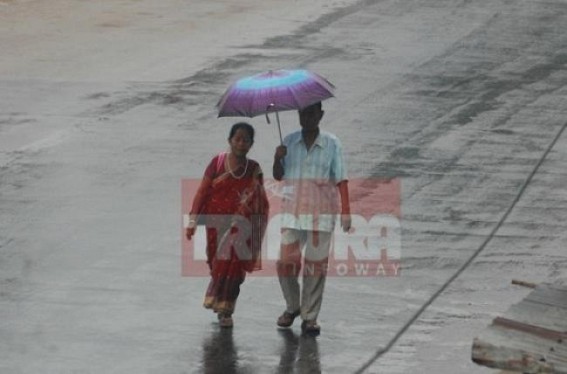 Moderate showers in Tripura to continue in next 24 hours Moderate showers in Tripura to continue in next 24 hours