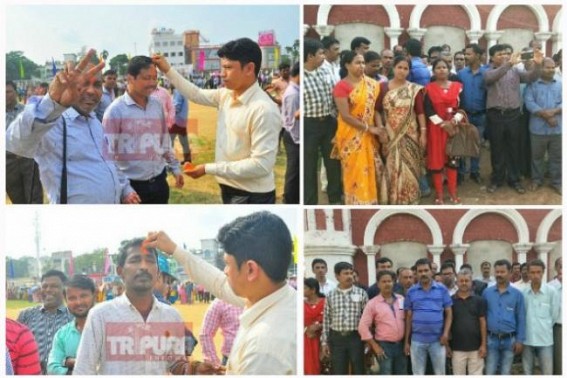 Tripura's Anti-Corruption movement's pioneer activists behind TET exam in Tripura abolished Walk-In-Interview in Teachers Recruitment but now these unemployed youths seek Ad-Hoc Jobs as 10323 Teachers Tripura's Anti-Corruption movement's pioneer activists behind TET exam in Tripura abolished Walk-In-Interview in Teachers Recruitment but now these unemployed youths seek Ad-Hoc Jobs as 10323 Teachers