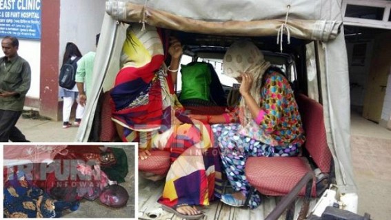 Daughter cut baby from pregnant mother's womb, Police arrested mother, daughter Daughter cut baby from pregnant mother's womb, Police arrested mother, daughter