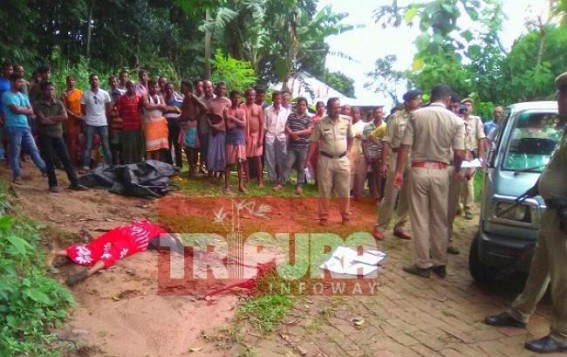 Husband kills wife brutally in broad day light Husband kills wife brutally in broad day light