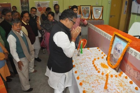 BJP celebrates Late Atal Bihari Vajpayee’s birth anniversary BJP celebrates Late Atal Bihari Vajpayee’s birth anniversary