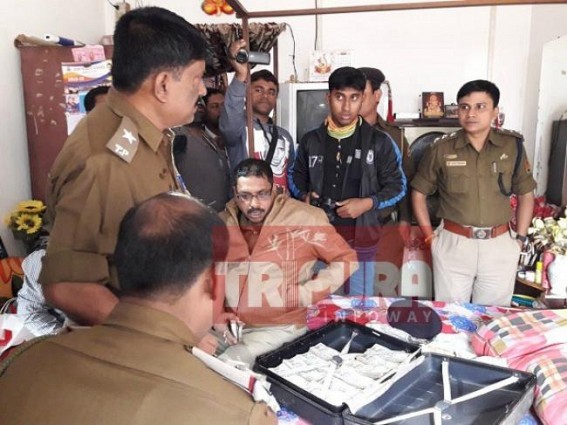 Huge amount of cash recovered from Police officer’s quarter, drug nexus suspected Huge amount of cash recovered from Police officer’s quarter, drug nexus suspected