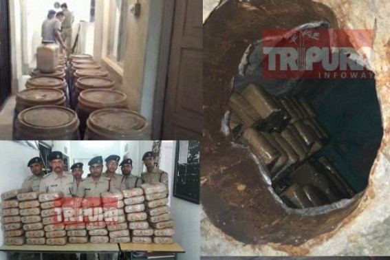 Ganja Seizing continues : Ganja worths Rs. 50 lakhs at Jirania, Rs. 10 lakhs at Agartala Railway Station, Rs. 8 lakhs at Melaghar seized on Thursday Ganja Seizing continues : Ganja worths Rs. 50 lakhs at Jirania, Rs. 10 lakhs at Agartala Railway Station, Rs. 8 lakhs at Melaghar seized on Thursday