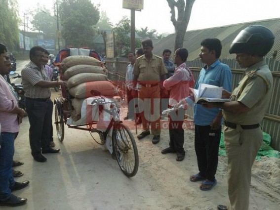 Illegal rice black-marketing from Tripura ration shops on rise Illegal rice black-marketing from Tripura ration shops on rise