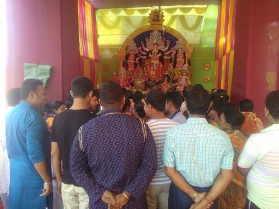 ‘Astra puja’, ‘Anjali’ mark Astami : ‘Maha-Prasad’ served across clubs, temples in Tripura ‘Astra puja’, ‘Anjali’ mark Astami : ‘Maha-Prasad’ served across clubs, temples in Tripura