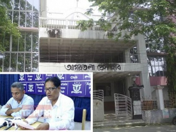 Agartala Press Club’s JUMLA Election : Founder members, Senior Journalists protest against farcical ‘No Contest’ Election, case filed against Biplab’s close friend; Journalist community protest against the unconstitutional Election Agartala Press Club’s JUMLA Election : Founder members, Senior Journalists protest against farcical ‘No Contest’ Election, case filed against Biplab’s close friend; Journalist community protest against the unconstitutional Election