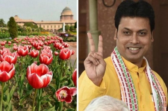 ‘No need to go to Mughal garden, people soon will throng to see Tripura’s gardens' : Biplab Deb ‘No need to go to Mughal garden, people soon will throng to see Tripura’s gardens' : Biplab Deb