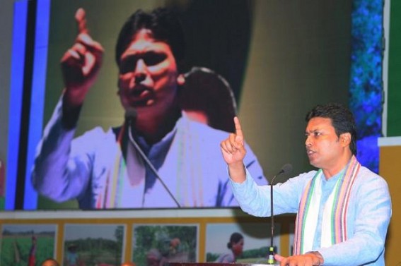 Biplab Deb slams CPI-M for Rs.300 allowance, says, ‘Rs. Modi giving Rs. 500 to farmers’ Biplab Deb slams CPI-M for Rs.300 allowance, says, ‘Rs. Modi giving Rs. 500 to farmers’