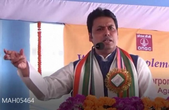 CPI-M complains to EC against Biplab Deb for bribing voters through words CPI-M complains to EC against Biplab Deb for bribing voters through words