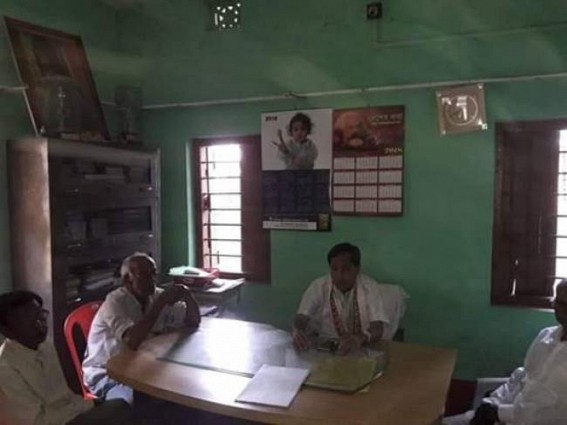 10 CPI-M supporters injured after MP Jiten successfully opened BJP occupied Kamalpur CPI-M Party office 10 CPI-M supporters injured after MP Jiten successfully opened BJP occupied Kamalpur CPI-M Party office
