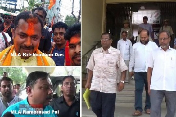 EC silent on BJP’s mass terror Statewide : Complaint filed against Criminals MLA Krishnadhan Das, MLA Ram Prasad Pal for Terrorizing Election EC silent on BJP’s mass terror Statewide : Complaint filed against Criminals MLA Krishnadhan Das, MLA Ram Prasad Pal for Terrorizing Election