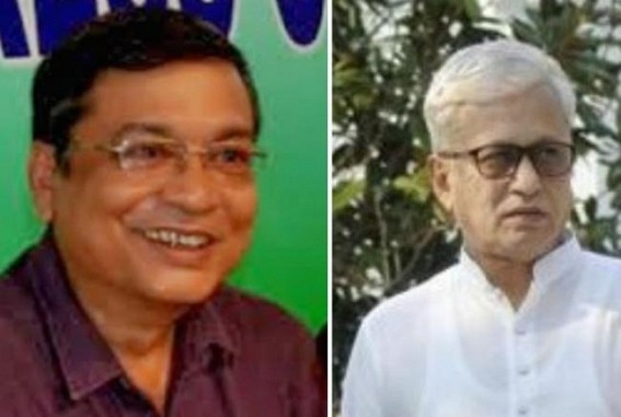 Two BJP leaders visited State Election Commission office, caught in camera Two BJP leaders visited State Election Commission office, caught in camera