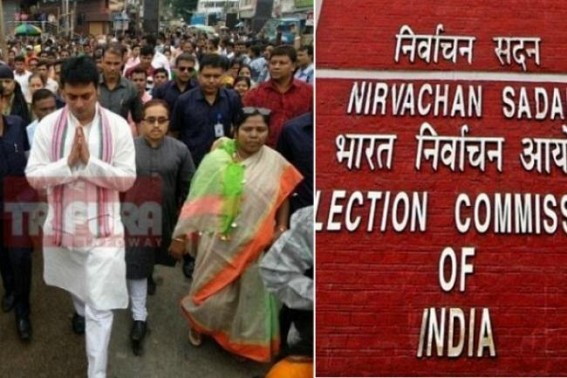 Opposition Parties Re-Poll demand, massive rigging allegations continue to hit National Media : Biplab-Pratima Crime coterie destroyed Tripura’s Electoral history nationally Opposition Parties Re-Poll demand, massive rigging allegations continue to hit National Media : Biplab-Pratima Crime coterie destroyed Tripura’s Electoral history nationally