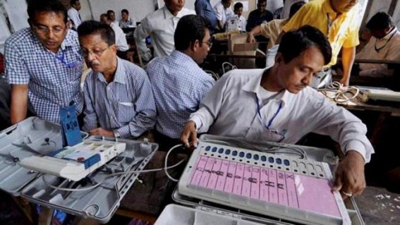 Counting of votes involves guarding EVMs, tallying VVPATs and postal ballots, sealing machines Counting of votes involves guarding EVMs, tallying VVPATs and postal ballots, sealing machines