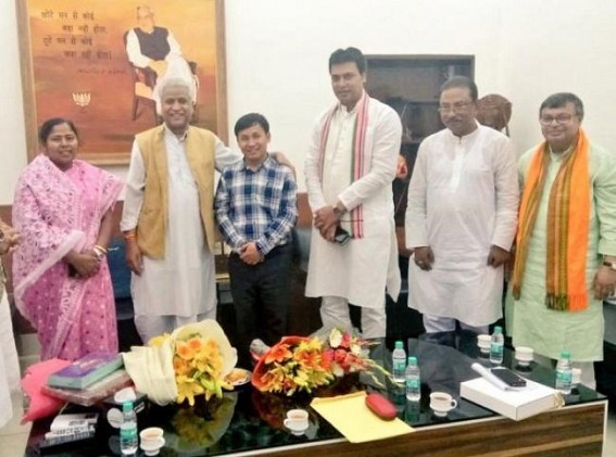 BJP leaders flied to Delhi with new MPs BJP leaders flied to Delhi with new MPs