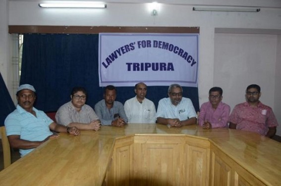 New Lawyers' Organization formed by Tripura Lawyers to save democracy New Lawyers' Organization formed by Tripura Lawyers to save democracy