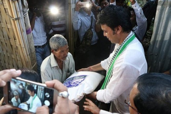 Tripura Govt says, it supplied 20 kg free ration to 62,000 people in 2 months Tripura Govt says, it supplied 20 kg free ration to 62,000 people in 2 months