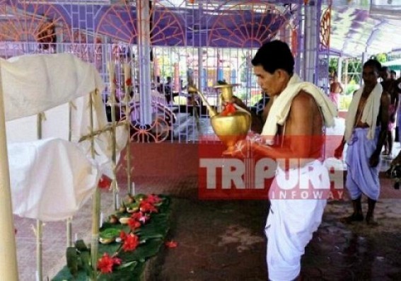 Enthusiasm in Tripura in Preparation for traditional Kharchi Puja Enthusiasm in Tripura in Preparation for traditional Kharchi Puja