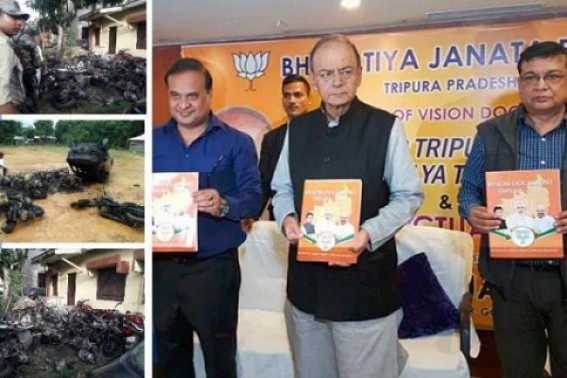 BJP’s Vision Document Dreams hit by JUMLA promises on House to House Jobs, Smart phones, 50,000 Govt jobs in 1 year : Violence becomes BJP’s election confidence BJP’s Vision Document Dreams hit by JUMLA promises on House to House Jobs, Smart phones, 50,000 Govt jobs in 1 year : Violence becomes BJP’s election confidence