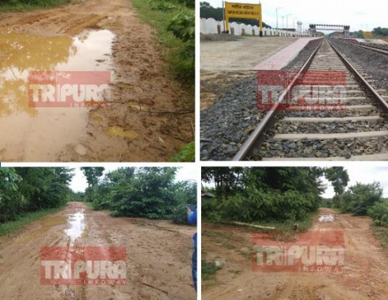 Corrupt State PWD, Lameduck MLA hampers Modi’s ‘Look East’ Mission on Railways : Santir Bazar Railway Station unoperational due to Local BJP MLA, PWD’s lethargy, negligence amid NFR’s quality works on track Corrupt State PWD, Lameduck MLA hampers Modi’s ‘Look East’ Mission on Railways : Santir Bazar Railway Station unoperational due to Local BJP MLA, PWD’s lethargy, negligence amid NFR’s quality works on track