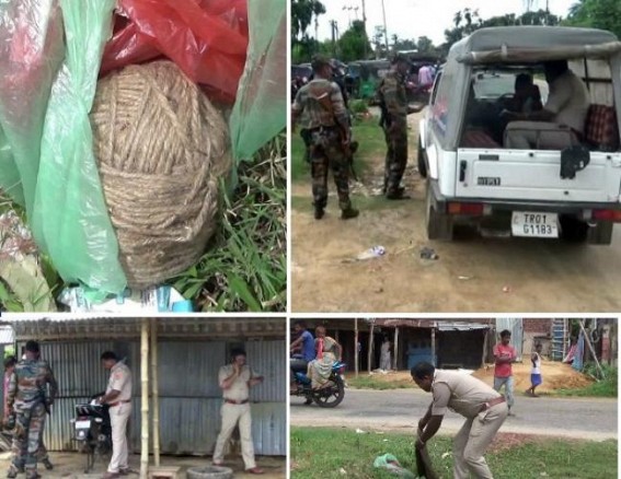 Tension in Agartala outskirts after live bomb recovered ahead of Panchayat Election: Illegal manufacturing of arms, bombs turned major threat for Tripura’s Law and Order Tension in Agartala outskirts after live bomb recovered ahead of Panchayat Election: Illegal manufacturing of arms, bombs turned major threat for Tripura’s Law and Order