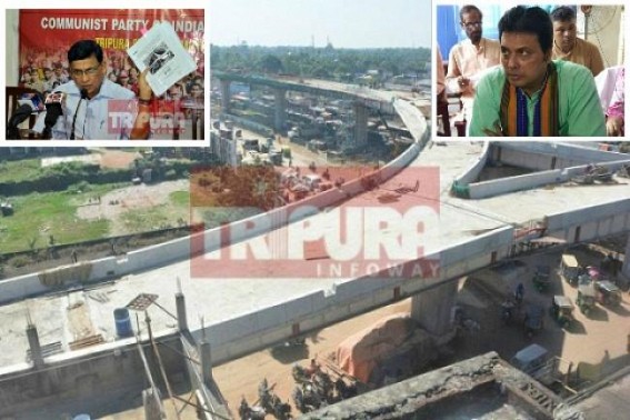 Agartala Flyover Inauguration Delay : Biplab Deb asks reason behind Badal Chaudhury’s ‘headache’ to open flyover fast Agartala Flyover Inauguration Delay : Biplab Deb asks reason behind Badal Chaudhury’s ‘headache’ to open flyover fast