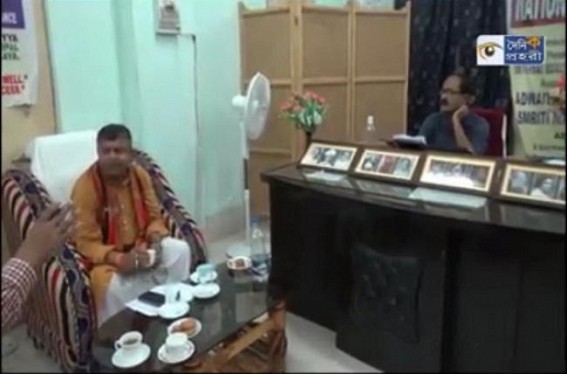 Amarpur College Principal warns arrogant Ratan Lal against hurling abuses during Minister’s visit Amarpur College Principal warns arrogant Ratan Lal against hurling abuses during Minister’s visit