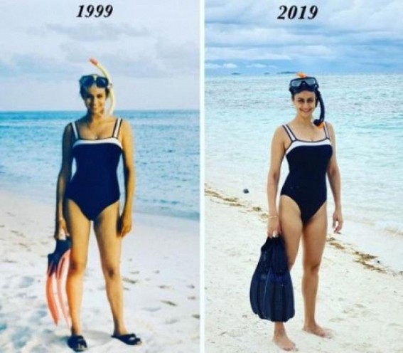 Gul Panag's 20-year-old Maldives' pic stuns netizens Gul Panag's 20-year-old Maldives' pic stuns netizens