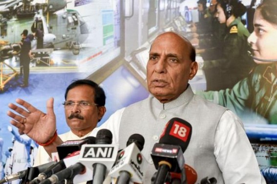 Navy capable of thwarting threat from enemy: Rajnath Singh Navy capable of thwarting threat from enemy: Rajnath Singh