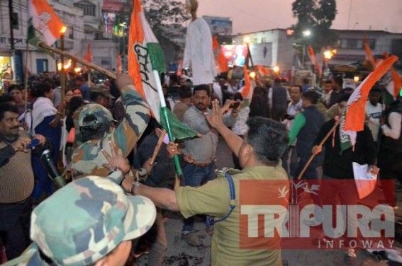 CAB : Tripura Regional Parties called off Strike after dialogue exchanged with State Govt, Congress calls for 24 hrs Strike tomorrow after clash with Police CAB : Tripura Regional Parties called off Strike after dialogue exchanged with State Govt, Congress calls for 24 hrs Strike tomorrow after clash with Police