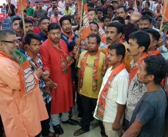 Over 900 IPFT members joined BJP Over 900 IPFT members joined BJP