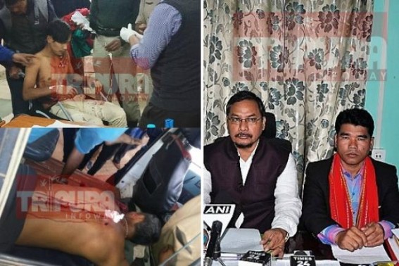 BJP-IPFT Govt claims ‘FREE(?) Medical Treatment to Police Firing Victims’ ! No condemnation of SP West : NC Debbarma, Mebar Jamatia accused of bootlicking BJP, ignoring Tiprasa suffering BJP-IPFT Govt claims ‘FREE(?) Medical Treatment to Police Firing Victims’ ! No condemnation of SP West : NC Debbarma, Mebar Jamatia accused of bootlicking BJP, ignoring Tiprasa suffering
