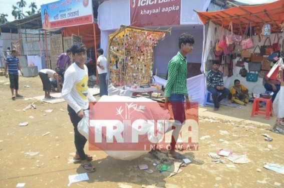 Businessmen retuning homes as 7 days long Kharchi fair is ended Businessmen retuning homes as 7 days long Kharchi fair is ended