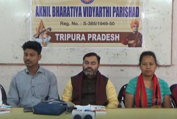 ABVP demands urgent teachers’ recruitment in Tripura via TET ABVP demands urgent teachers’ recruitment in Tripura via TET