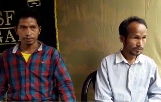 2 top NLFT militants surrendered at Panisagar BSF HQ in Tripura 2 top NLFT militants surrendered at Panisagar BSF HQ in Tripura