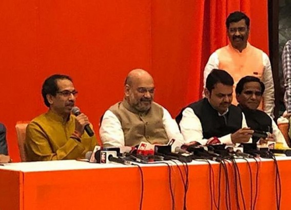 Shiv Sena, BJP confirm alliance for Lok Sabha, Assembly polls Shiv Sena, BJP confirm alliance for Lok Sabha, Assembly polls