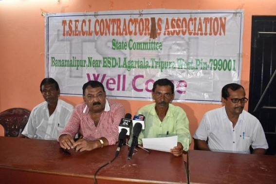 TSECL contractual workers demand pay hikes, regularization TSECL contractual workers demand pay hikes, regularization
