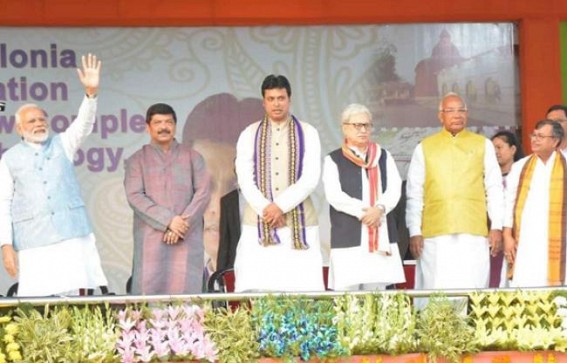 BJP MLAs mass resentments intensify against Biplab Deb, MLAs gathering in Delhi to meet BJP President J.P. Nadda : BJP High Command likely to replace Biplab Deb in coming months after Biplab's failure in running Party & State BJP MLAs mass resentments intensify against Biplab Deb, MLAs gathering in Delhi to meet BJP President J.P. Nadda : BJP High Command likely to replace Biplab Deb in coming months after Biplab's failure in running Party & State