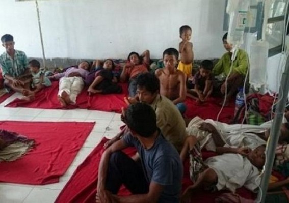 Miserable conditions cripple health service in Tripura statewide Miserable conditions cripple health service in Tripura statewide