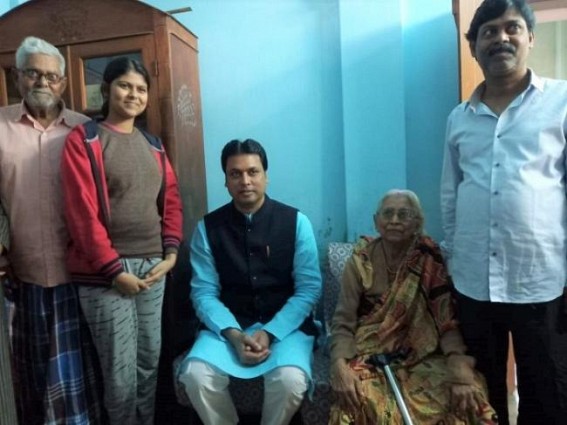 CM had Sunday lunch at Dhaleswar, but no time to visit ADC area homes, victims like murdered Police officer Durga Chandra Hrangkhawl CM had Sunday lunch at Dhaleswar, but no time to visit ADC area homes, victims like murdered Police officer Durga Chandra Hrangkhawl