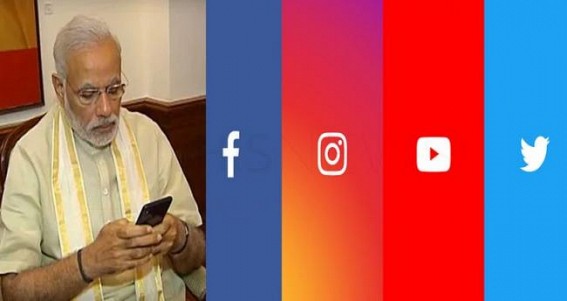 After Twitter, PM hands over Insta, FB, Youtube accounts too After Twitter, PM hands over Insta, FB, Youtube accounts too