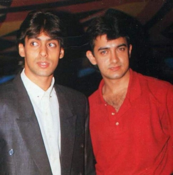 Salman shares throwback pic to wish Aamir Salman shares throwback pic to wish Aamir