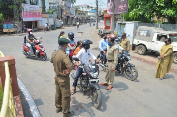 Day-2 of COVID19 Lockdown 2.0 observed in Tripura Day-2 of COVID19 Lockdown 2.0 observed in Tripura