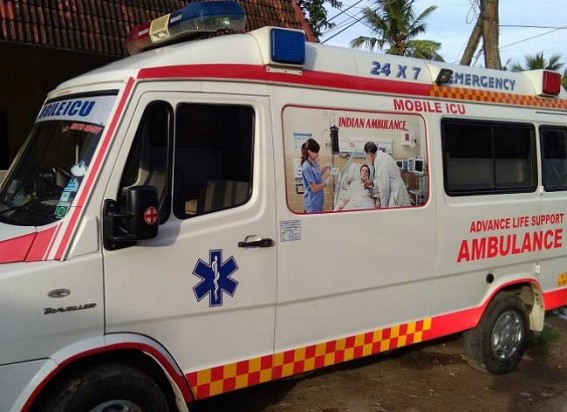 Five persons who returned from Chennai by an ambulance sent to institutional quarantine Five persons who returned from Chennai by an ambulance sent to institutional quarantine
