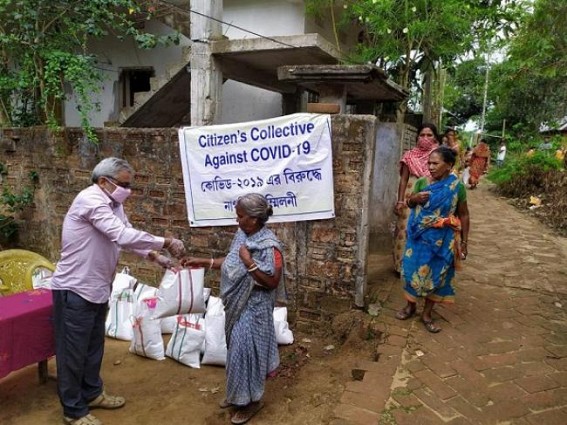 Citizens Collective Against COVID19 distributed rations among 75 families Citizens Collective Against COVID19 distributed rations among 75 families