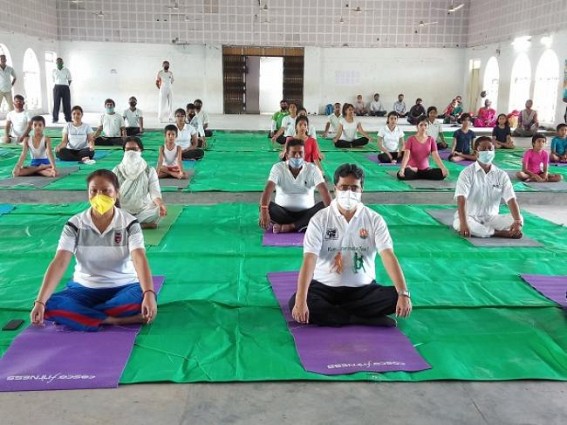 Tripura Observed 'International Yoga Day' Tripura Observed 'International Yoga Day'