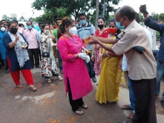 Tripura Doctor released after COVID-19 Recovery Tripura Doctor released after COVID-19 Recovery
