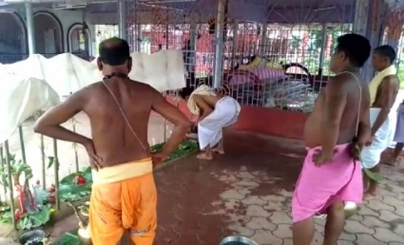 Traditional Jari Puja Observed ahead of Kharchi Traditional Jari Puja Observed ahead of Kharchi