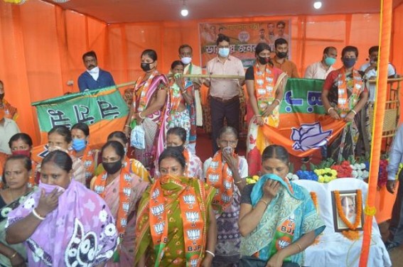 BJP held joining programme within 24 hrs of Tripura Govt banned Political gathering BJP held joining programme within 24 hrs of Tripura Govt banned Political gathering